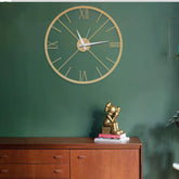 Roman numeral wall clock
